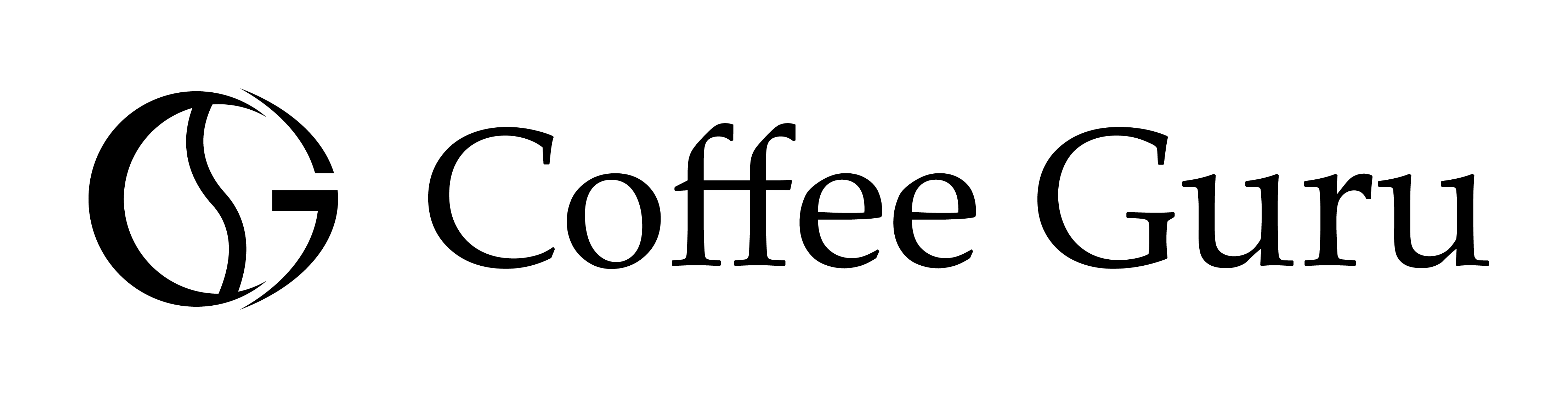 Logo of Coffee Guru horizontal black